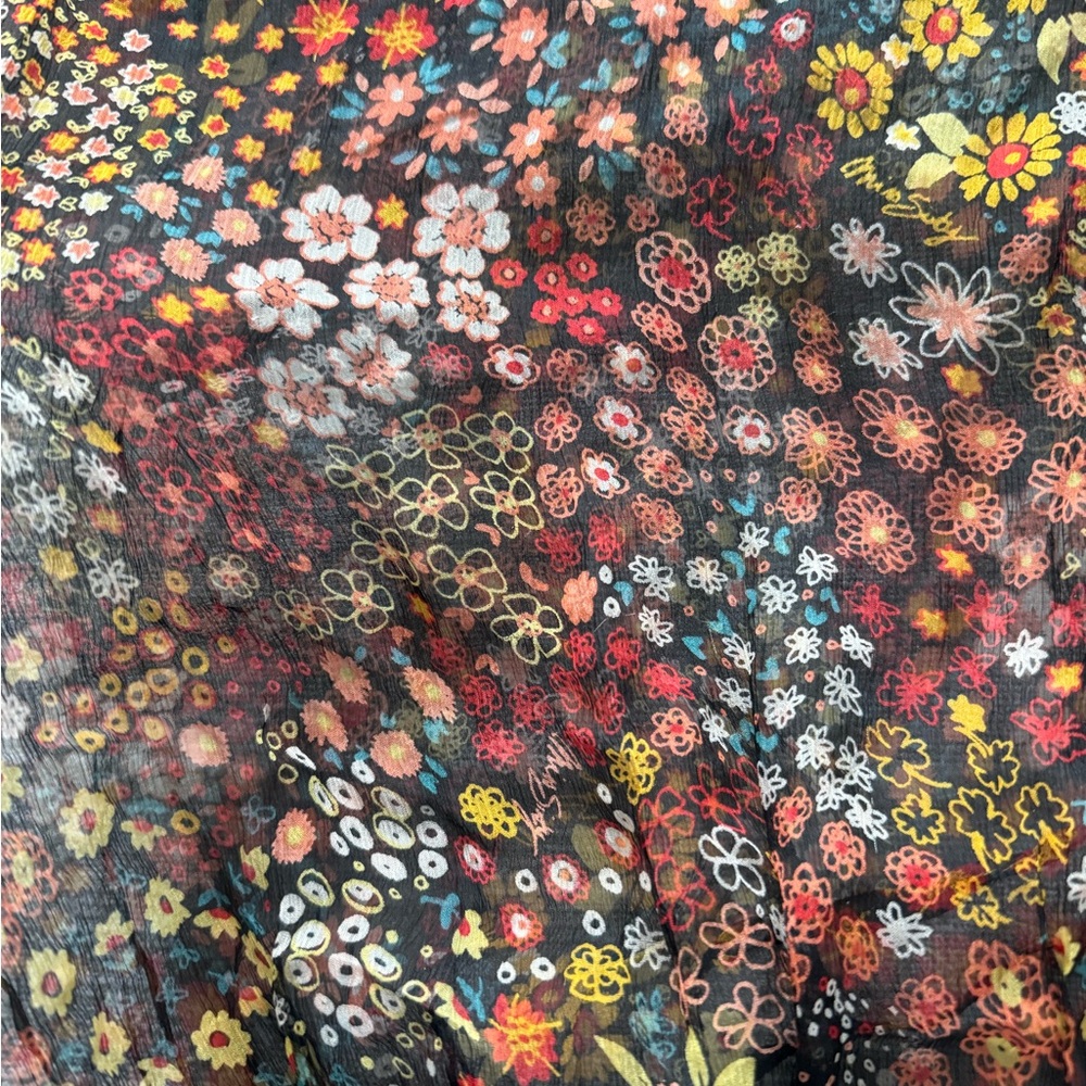 Floral Multicolor Women's Sweater - Picture 4 of 5